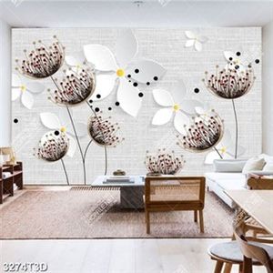 Tranh trang trí tường hoa 5 cánh và hoa ghép đẹp in uv