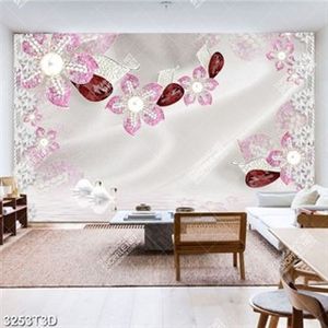 Tranh lụa hoa 5 cánh khảm ngọc đẹp nhất