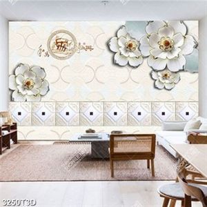 Tranh hoa 3D trên nền gạch chất lượng cao