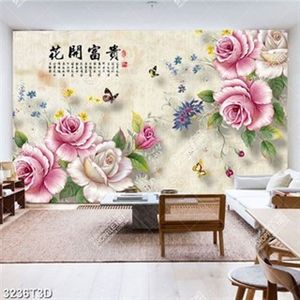 Tranh dán tường hoa và bướm đẹp nhất