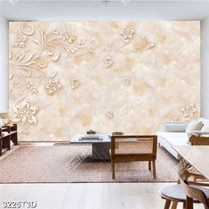 Tranh file psd giả ngọc hoa văn nổi đẹp in kính