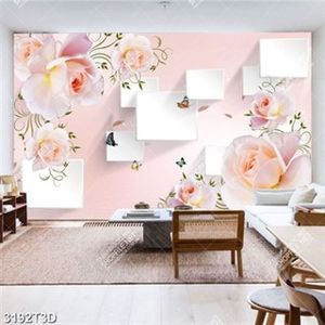 Tranh 3D hoa hồng trang trí nội thất in uv