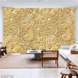 Tranh điêu khắc gỗ hoa văn nghệ thuật đẹp