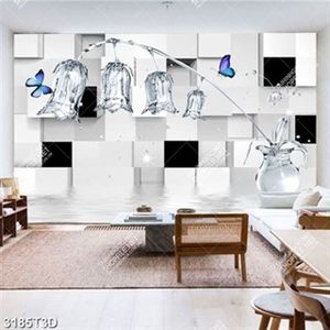 Tranh file psd bếp ghép hoa trên mặt nước in kính