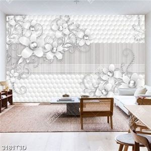 Tranh lụa hoa đính ngọc trang trí nội thất