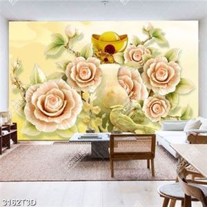 Tranh phong thủy hoa giả ngọc chất lượng cao