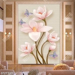 Tranh hoa 3D trang trí phòng ngủ đẹp