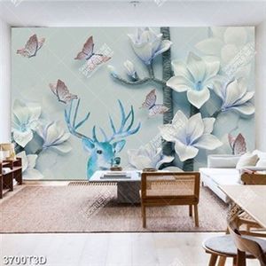 Tranh mộc lan và nai đẹp nhất