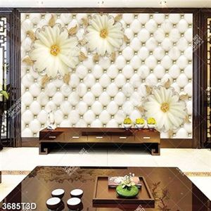 Tranh bếp hoa cúc giả ngọc in kính đẹp