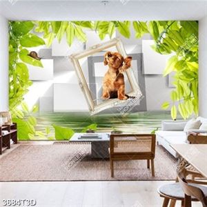 Tranh trang trí phòng ngủ chú cún con trên ô cửa  đẹp Tranh trang trí phòng ngủ chú cún con trên ô cửa  đẹp