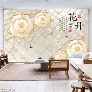 Tranh hoa ghép và ngọc trai trtrang trí nội thất in uv