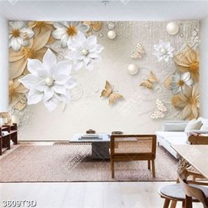 Tranh file psd lụa hoa đính ngọc trai sang trọng nhất