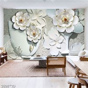 Tranh hoa 3D nghệ thuật trang trí phòng ngủ
