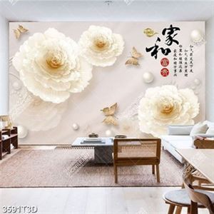 Tranh lụa hoa và bướm gắn ngọc trai trang trí phòng ngủ đẹp nhất