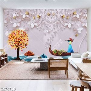 Tranh file psd nghệ thuật cô gái trên thuyền đẹp nhất