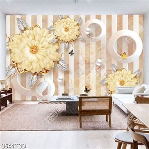 Tranh hoa cúc đính ngọc in uv