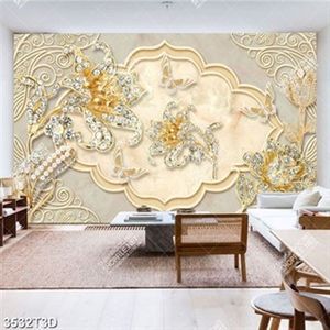 Tranh hoa ly khảm ngọc sang trọng psd