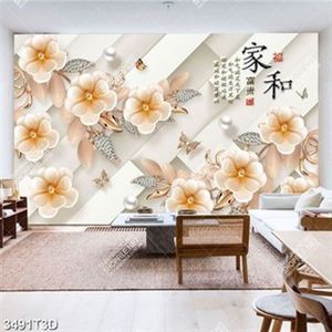 Tranh hoa lá chữ hán trang trí phòng khách đẹp in uv