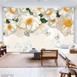 Tranh hoa trắng nở rộ  trang trí phòng ngủ đẹp nhất