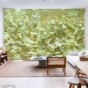 Tranh giả ngọc phúc lộc thọ trang trí nội thất