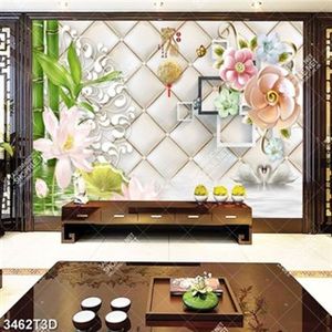 Tranh phong thủy hoa giả ngọc chữ hán in kính đẹp nhất