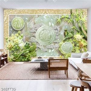 Tranh giả ngọc phong thủy trang trí nội thất