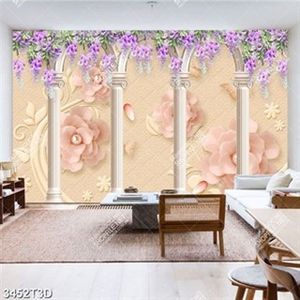 Tranh lụa hoa đính ngọc trai in uv chất lượng cao