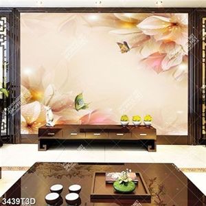 Tranh lụa trang trí  phòng khách in kính đẹp