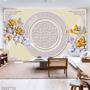 Tranh trang trí phòng khách hoa đẹp in kính