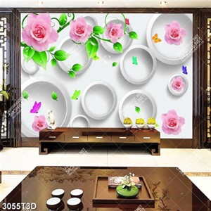 Tranh bếp hoa hồng và bướm chất lượng cao