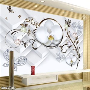 Tranh file gốc hoa lan trắng sang trọng