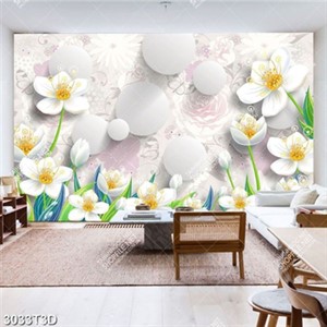 Tranh bếp hoa thủy tiên 3D