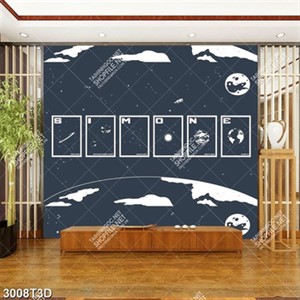 Tranh gắn tường vũ trụ đẹp