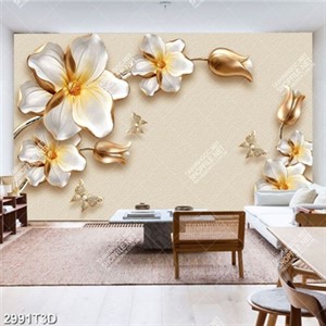 Tranh hoa và bướm khảm ngọc sang trọng