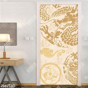 Tranh gắn tường hình rồng đẹp file PSD