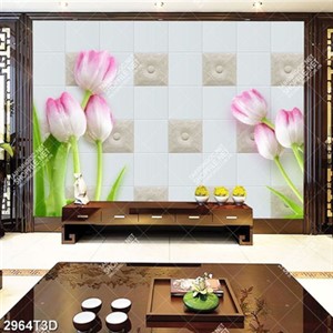 Tranh gắn tường bướm và hoa in uv