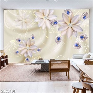 Tranh file gốc gắn tường hoa khảm ngọc in kính