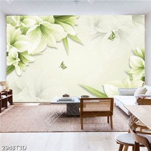Tranh dán tường hoa đẹp