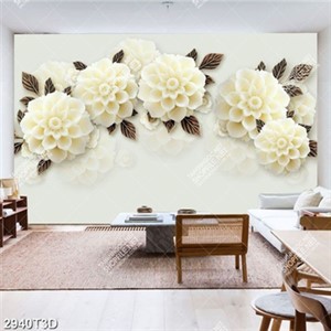 Tranh bếp hoa cúc đại sang trọng