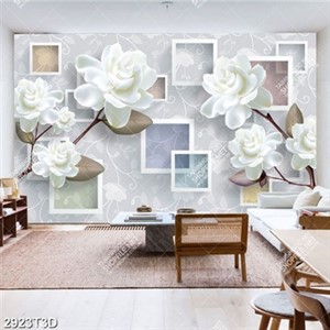 Tranh hoa màu trắng sang trọng chất lượng cao