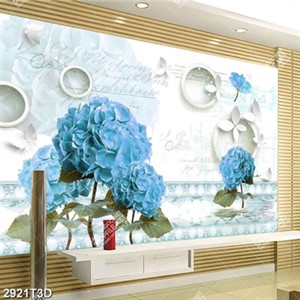 Tranh bếp hoa cẩm tú cầu chất lượng cao