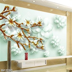 Tranh treo tường hoa trắng nghệ thuật đẹp