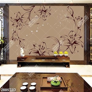 Tranh gắn tường hoa ly in uv đẹp