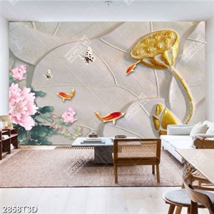 Tranh gắn tường hoa 3D chất lượng cao