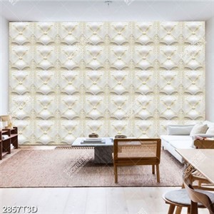 Tranh dán tường hoa văn nền kem đẹp