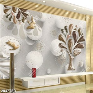 Tranh dán tường hoa văn chất lượng cao đẹp