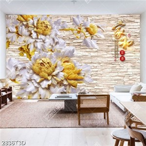 Tranh gắn tường hoa giả ngọc và chữ hán đẹp