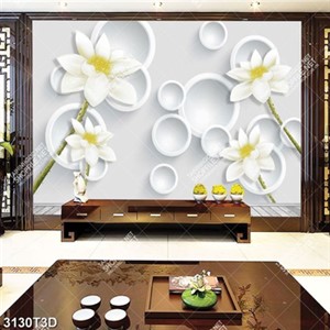 Tranh hoa sen giả ngọc in kính đẹp