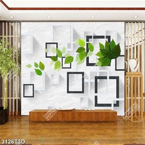 Tranh dán tường những chiếc lá đẹp