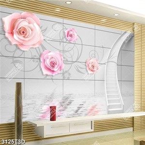 Tranh bếp hoa hồng in uv đẹp